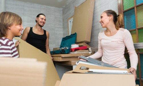 Man With Van Dalston team preparing for a safe house move