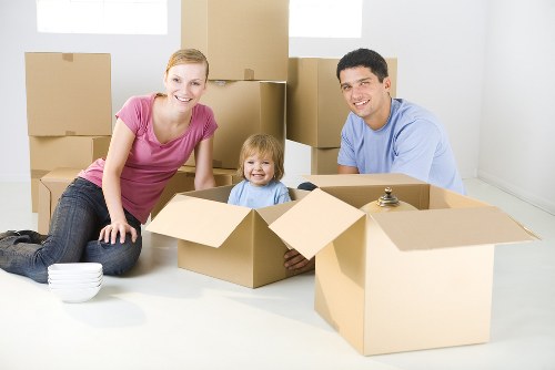 Removal team planning a house move in Dalston near local flats and terraces