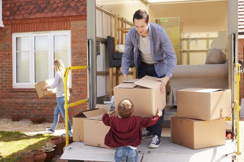 Professional packing service for a Dalston home move