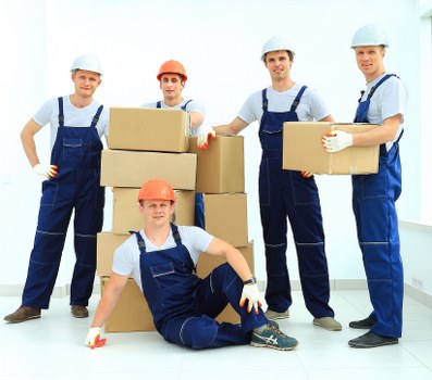 Packing and transporting office furniture in Dalston