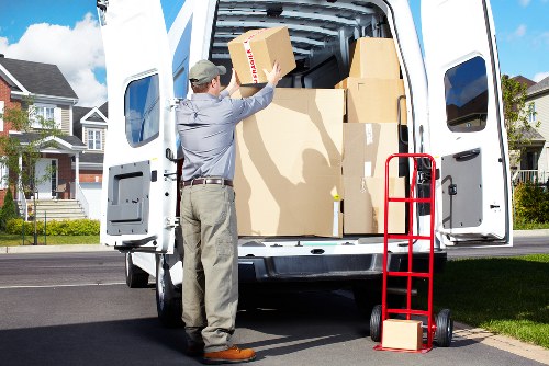 Local removals team handling office relocation in Dalston