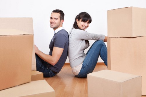 Local Dalston moving team planning access and parking for a move