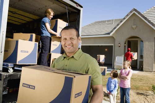 Office removals and business transport concept image