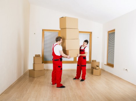 Packing and loading items for a Dalston move