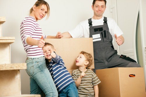 Commercial packing and unpacking service for a Dalston business